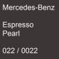 Preview: Mercedes-Benz, Espresso Pearl, 022 / 0022.